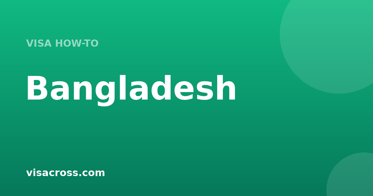 Bangladesh Work Visa Guide 2026: Destinations, Requirements & Salaries