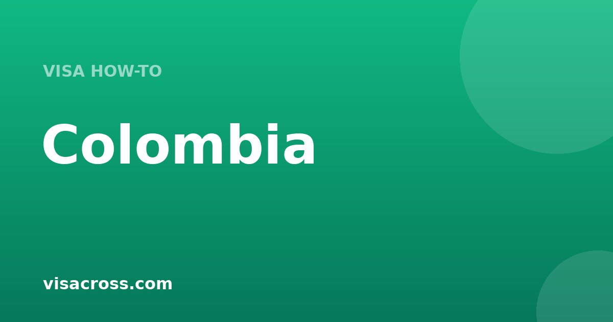 Colombia Work Visa Guide 2026: Destinations, Requirements & Salaries