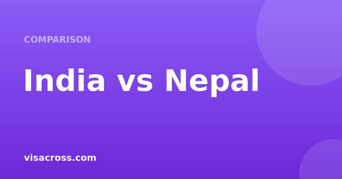 India Pasaportu vs Nepal Pasaportu: Seyahat Gücü Karşılaştırması 2026