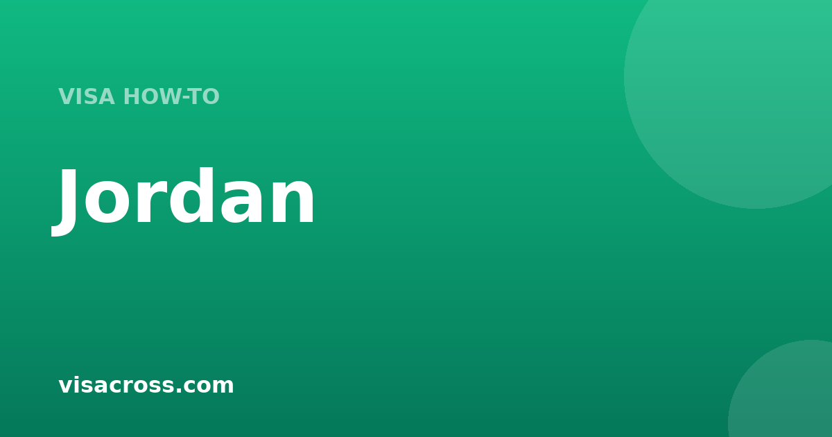 Top 10 Reasons Jordan Visa Applications Get Rejected 2026