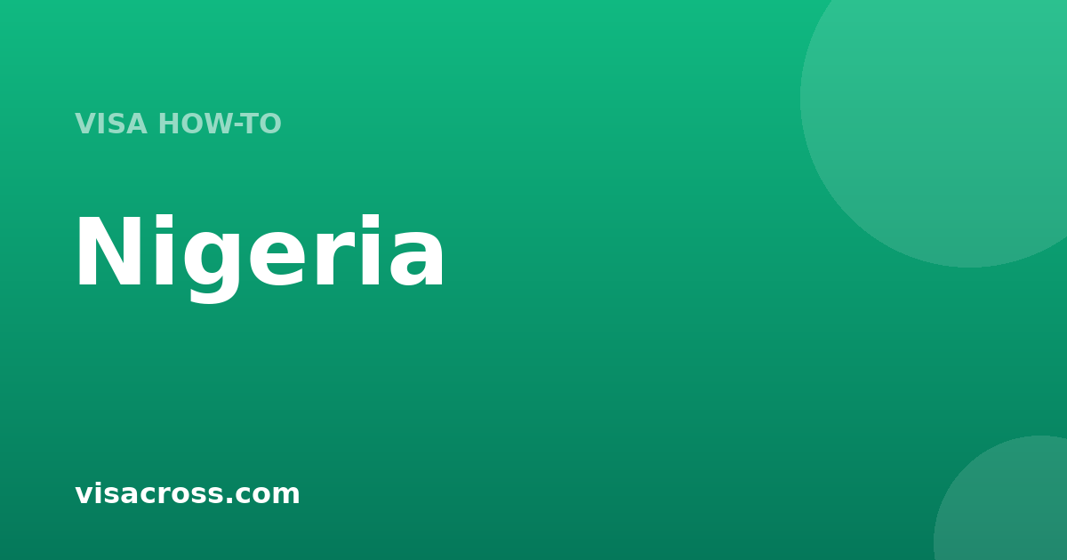 Nigeria Work Visa Guide 2026: Destinations, Requirements & Salaries