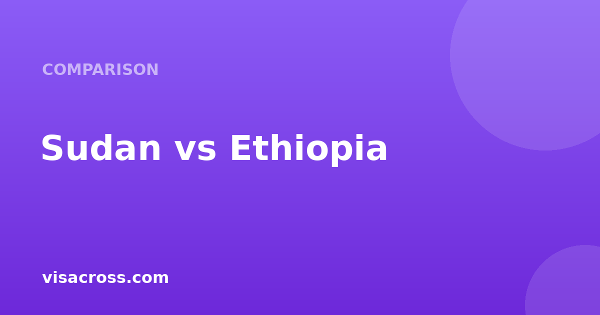 Sudan Passport vs Ethiopia Passport: Travel Power Comparison 2026