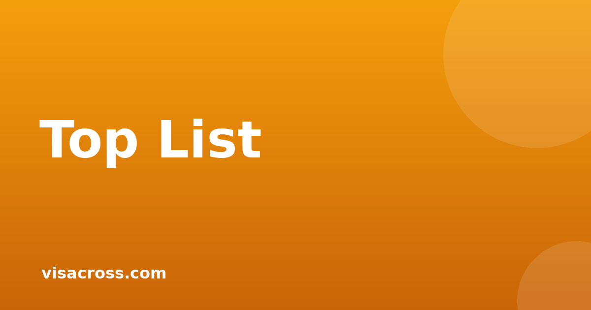 Top 10 Cheapest Evisas 2026: Classificação Completa