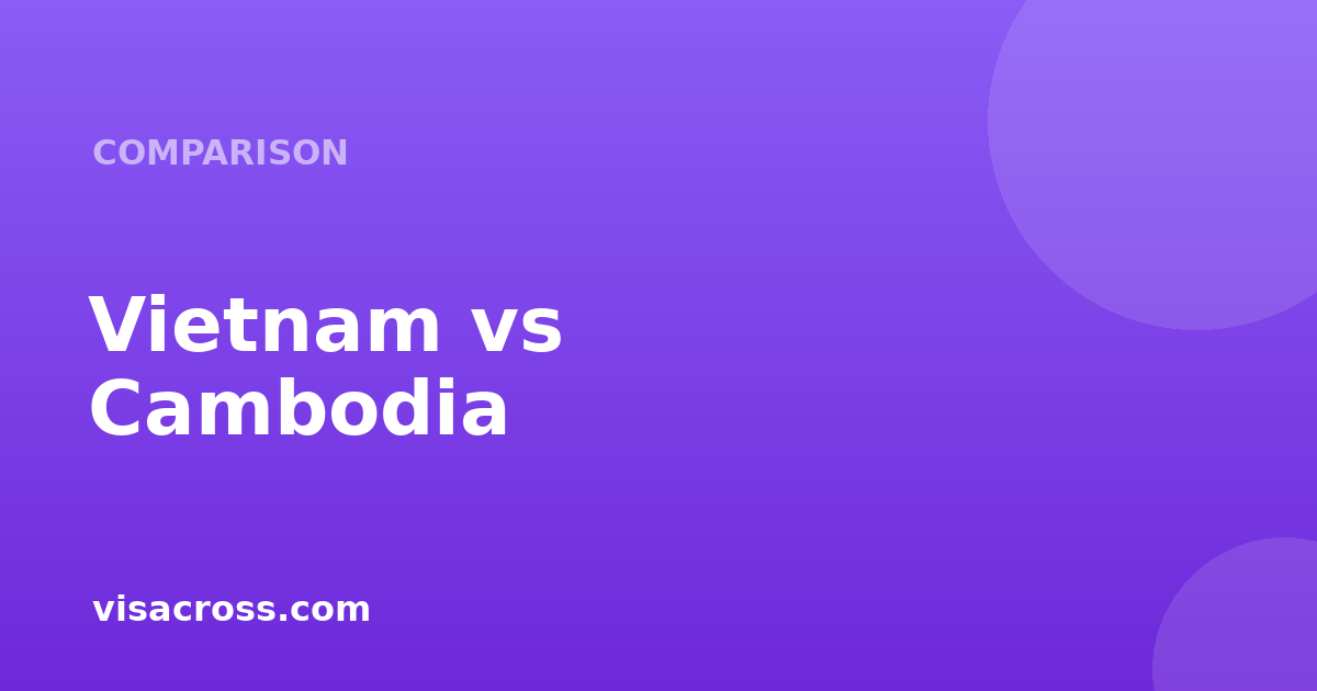 Vietnam Passport vs Cambodia Passport: Travel Power Comparison 2026
